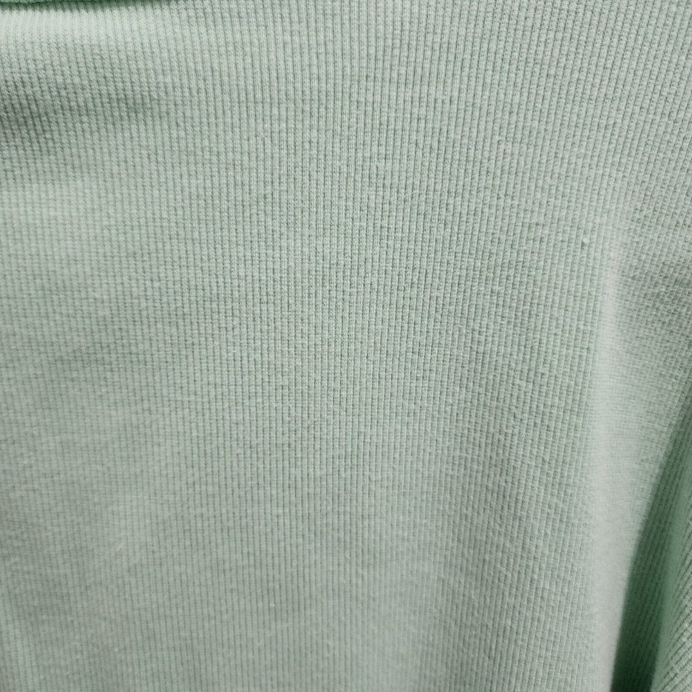 Vintage Talbots Women's Long Sleeve Ribbed Knit Stretch Pullover Top Green Sz L - Picture 8 of 9